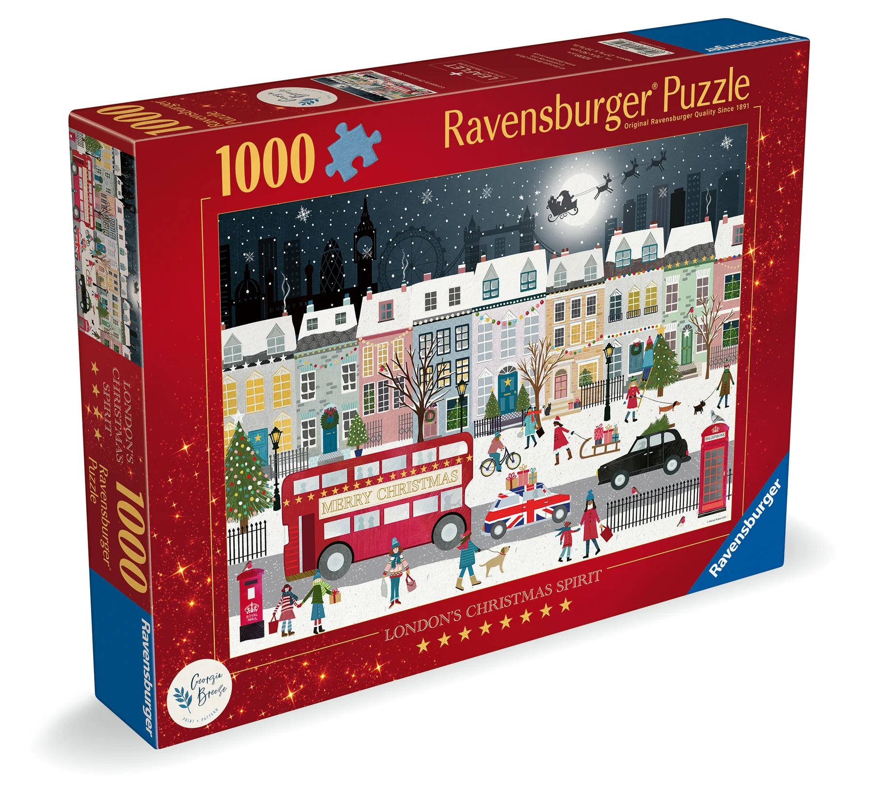 Ravensburger London's Christmas Spirit 1000 Piece Puzzle image 0